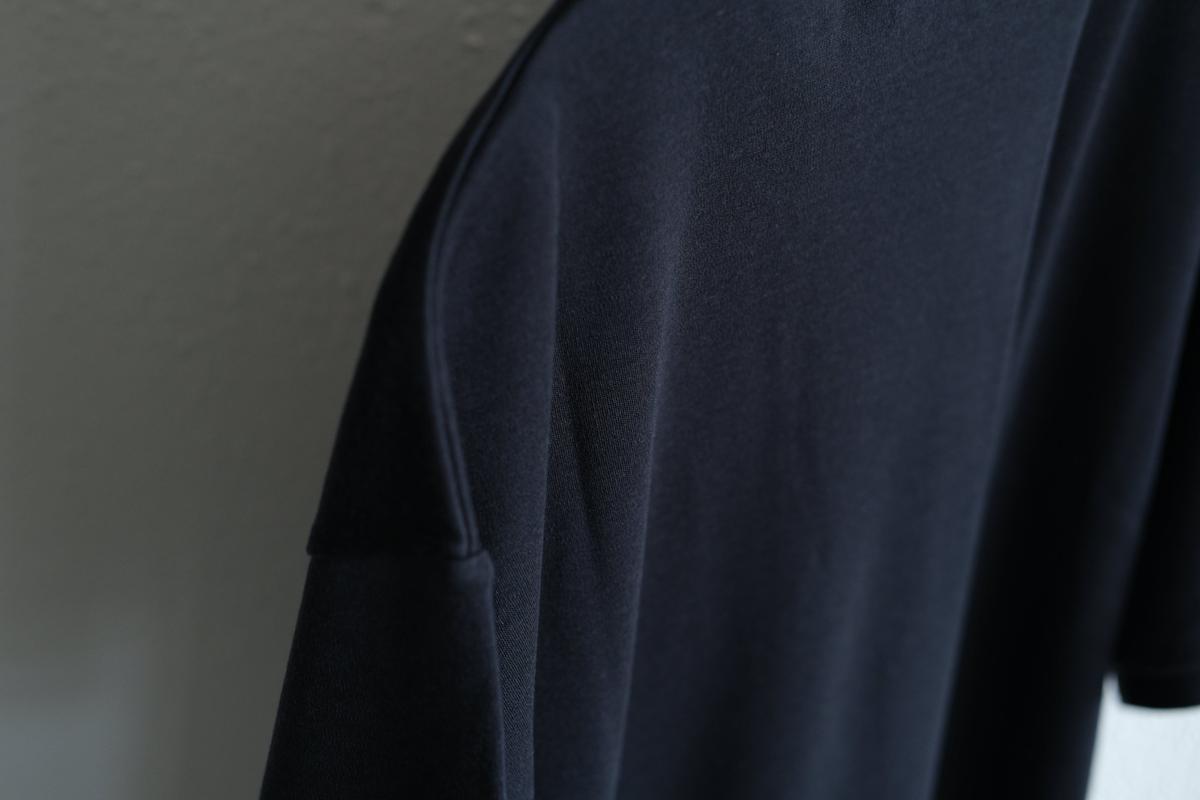 MITTAN / スーパー120’sウールスムース半袖 墨紺 T-34 / unisex