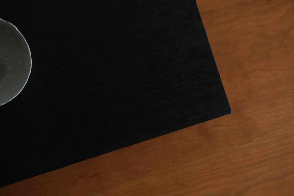 無垢材の切出し脚付き台 ウェンジ オイル仕上げ ＜5＞