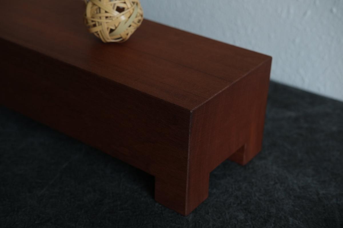 無垢材の切出し脚付き台 アサメラ オイル仕上げ ＜1＞