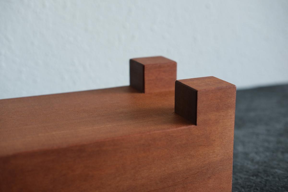 無垢材の切出し脚付き台 アサメラ オイル仕上げ ＜1＞