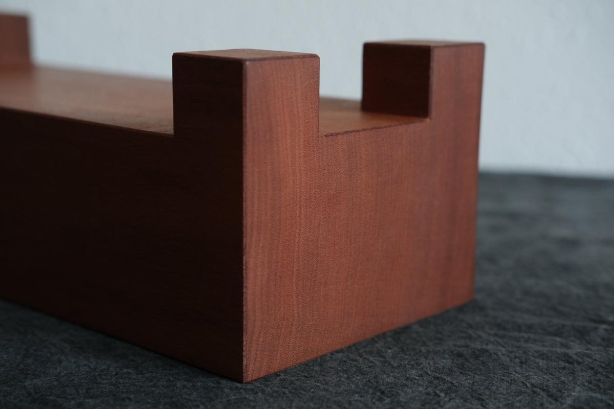 無垢材の切出し脚付き台 アサメラ オイル仕上げ ＜1＞