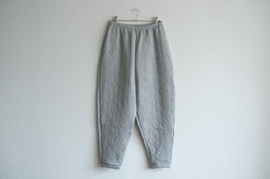 yohaku ドバイパンツ|キルティング素材 グレー|unisex freesize