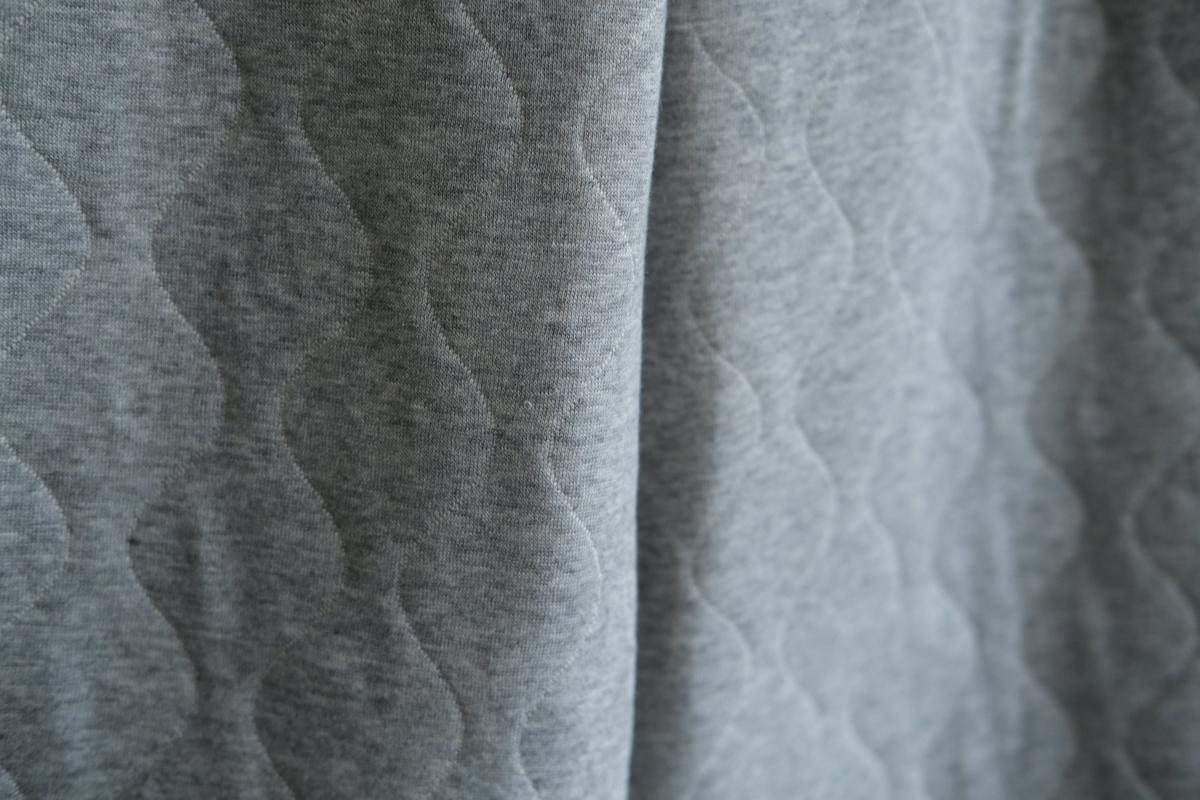 yohaku ドバイパンツ｜キルティング素材 グレー｜unisex freesize