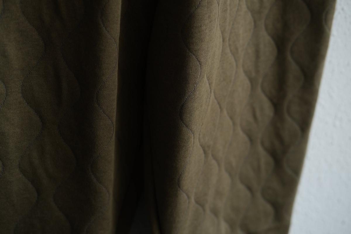 yohaku ドバイパンツ｜キルティング素材 カーキ｜unisex freesize