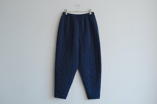 yohaku ドバイパンツ|キルティング素材 ネイビー|unisex freesize