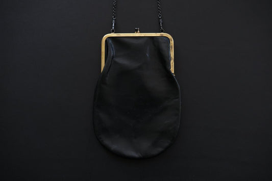 レザーショルダーポーチ frame porch SLAO-51 <鹿革 black> 02