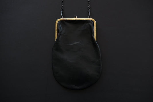 レザーショルダーポーチ frame porch SLAO-51 ＜鹿革 black＞ 02