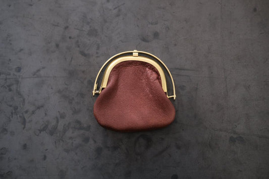 coin case <鹿革 choco>