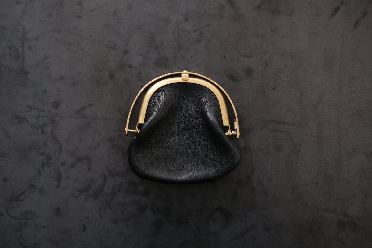 coin case ＜馬革 black＞