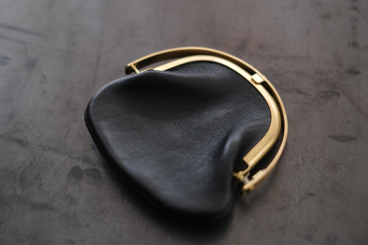 coin case ＜馬革 black＞