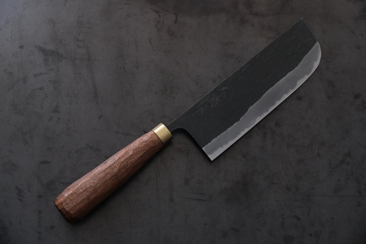 黒打ち菜切 180mm 赤畠大徳