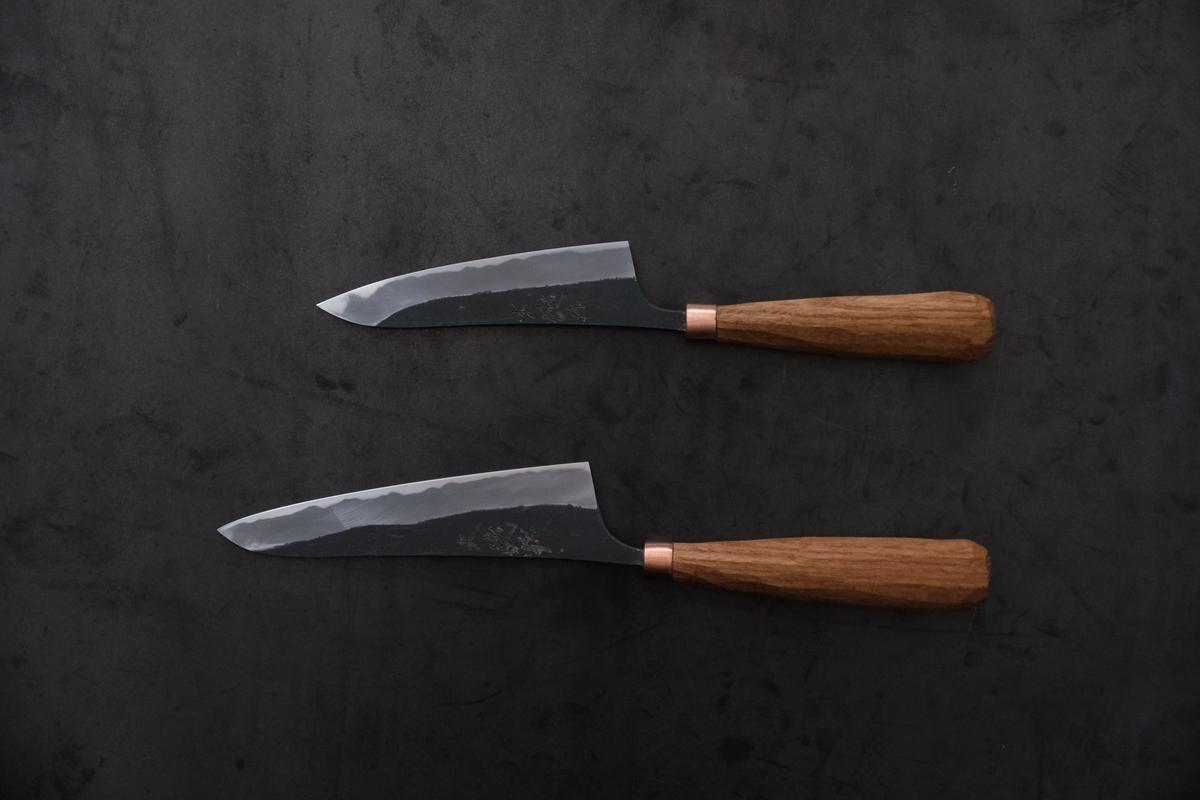 enjyu 黒打ちペティナイフ 120mm 赤畠大徳