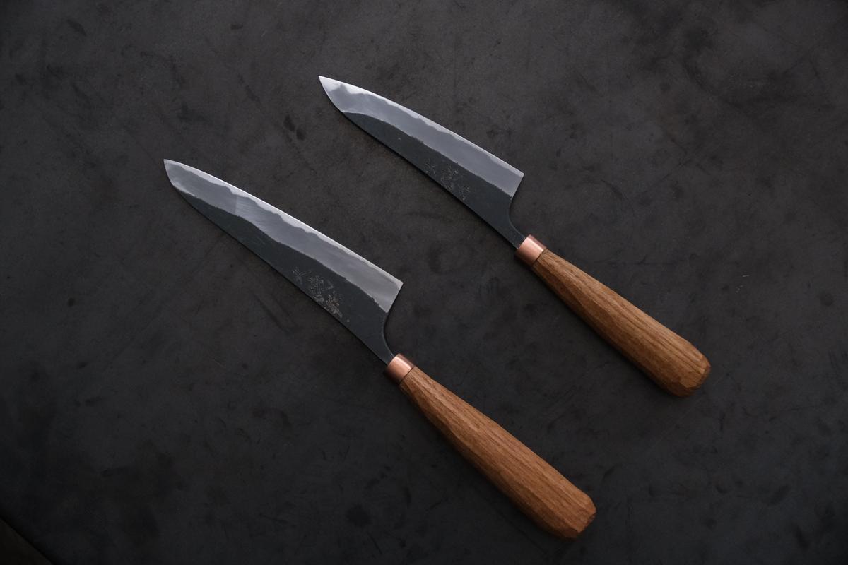 enjyu 黒打ちペティナイフ 120mm 赤畠大徳