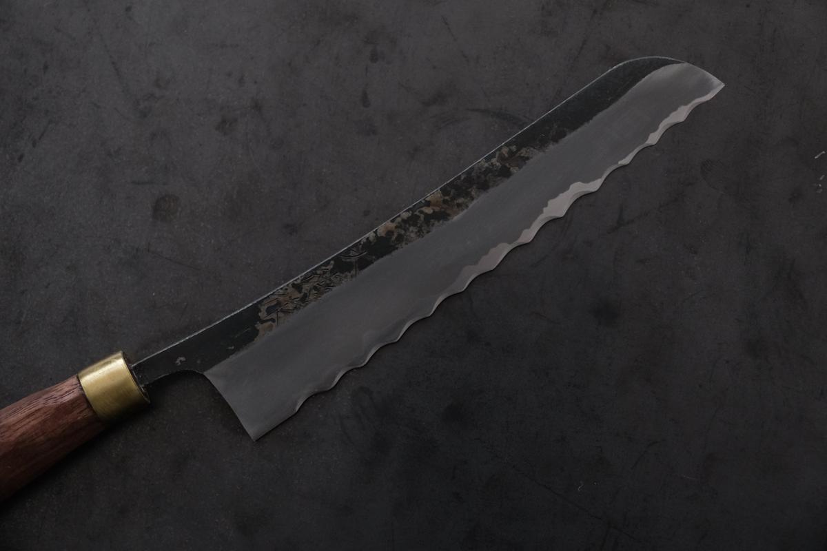 黒打ちパン切り包丁120mm 赤畠大徳