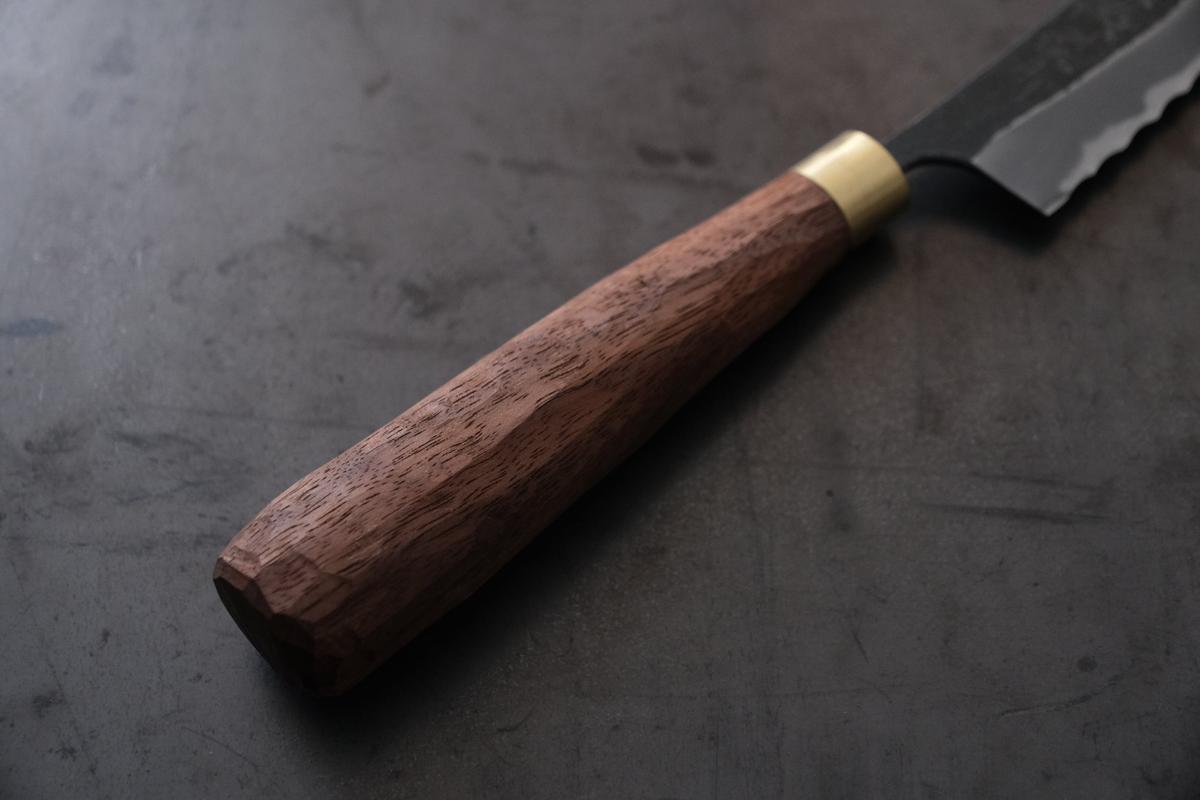 黒打ちパン切り包丁210mm 赤畠大徳