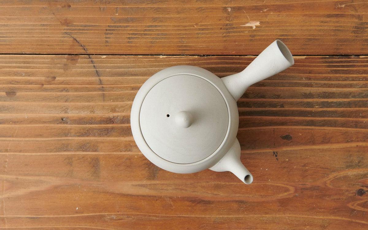 急須 白練 焼締め