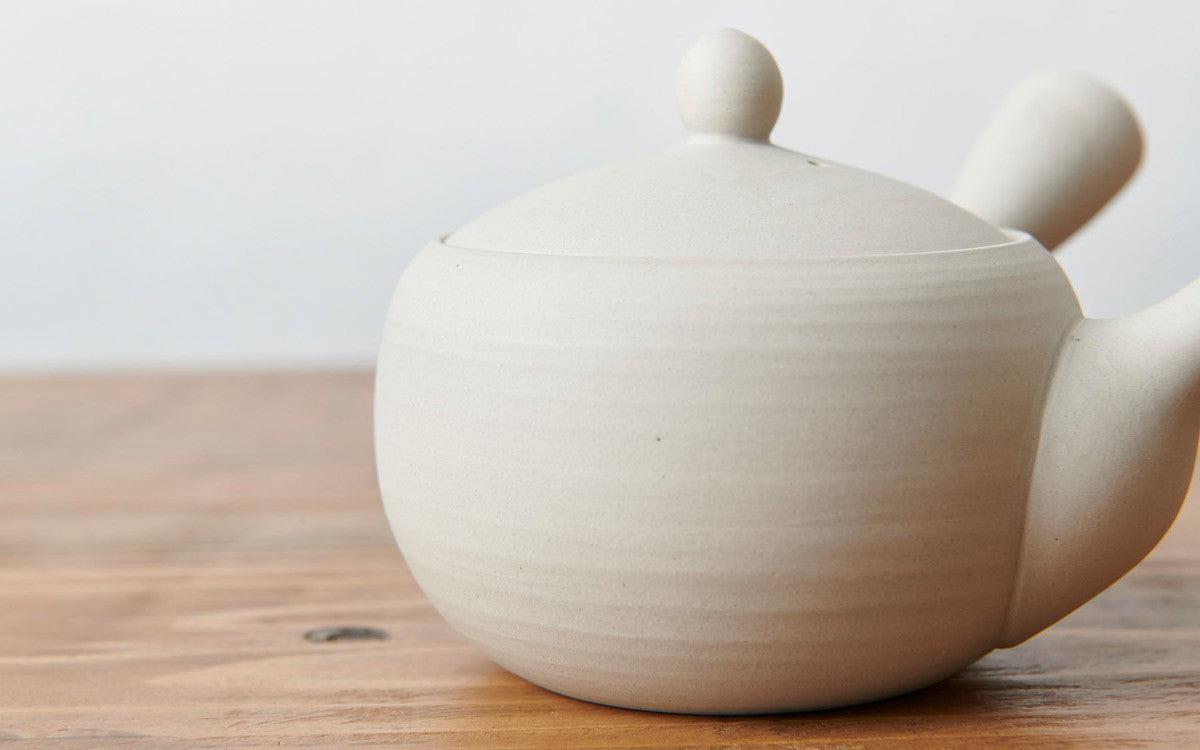 急須 白練 焼締め