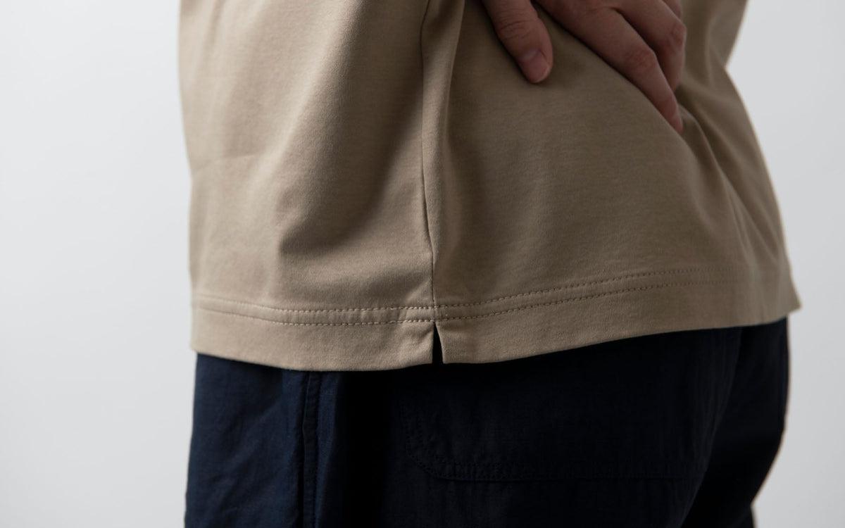 HANDROOM WOMEN'S クルーネック5分袖Tシャツ navy｜ladies