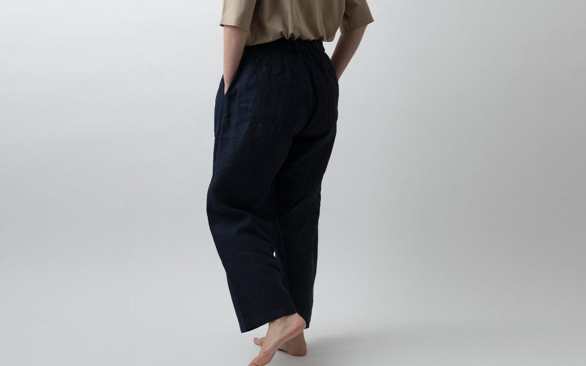 MITTAN / 大麻ワイドパンツ 高密度 胡桃 PT-143C / unisex