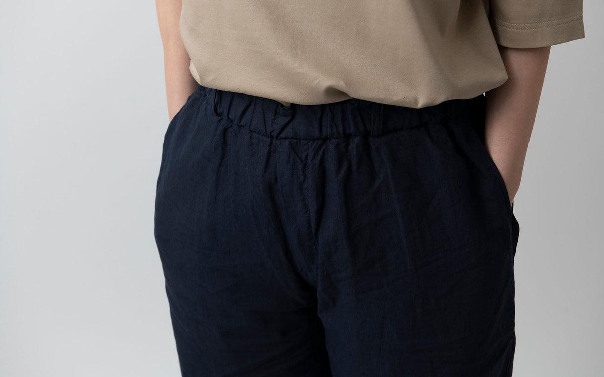 MITTAN / 大麻ワイドパンツ 高密度 胡桃 PT-143C / unisex