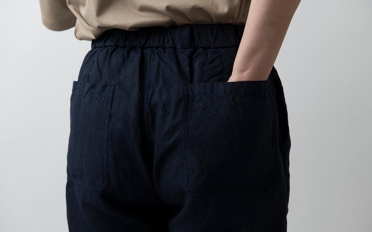 MITTAN / 大麻ワイドパンツ 高密度 胡桃 PT-143C / unisex