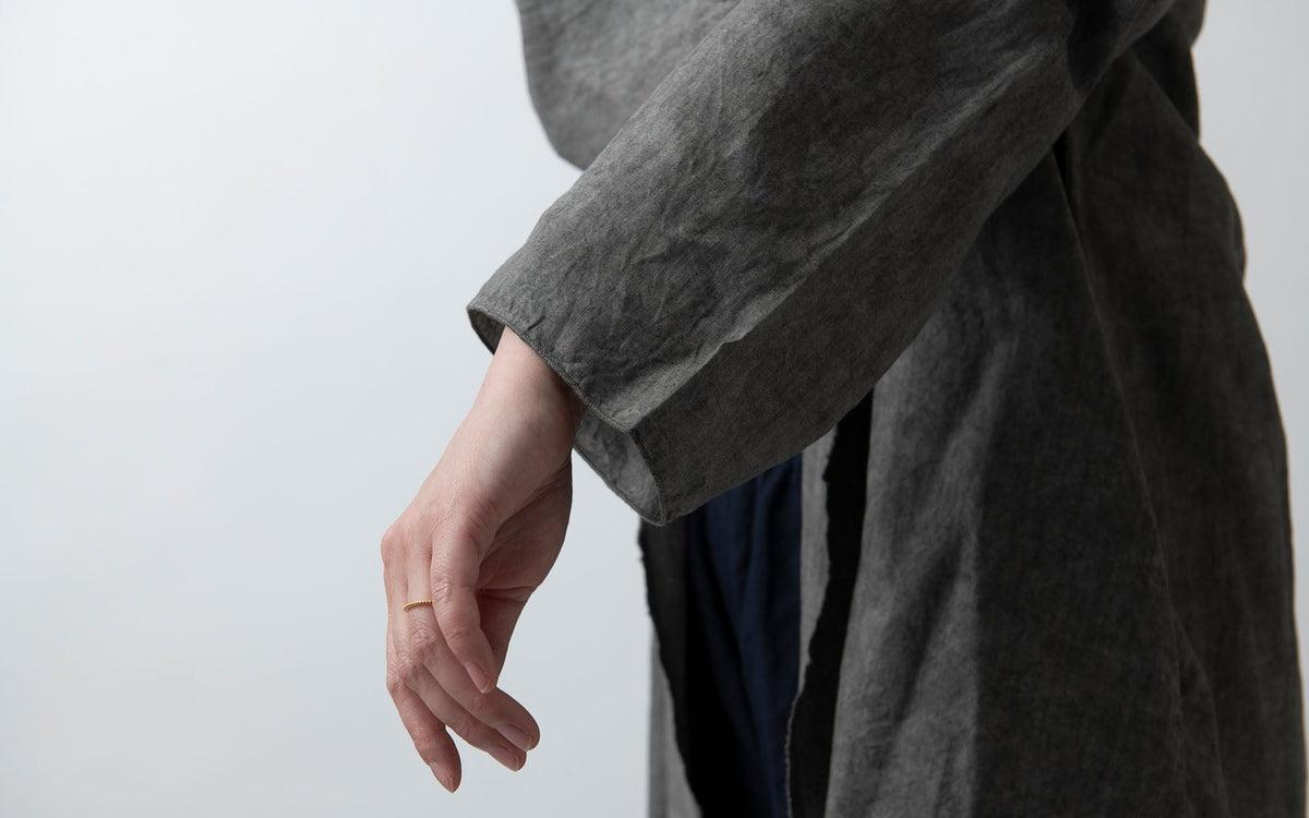 MITTAN / 大麻羽織 高密度 松煙 JK-91B / unisex