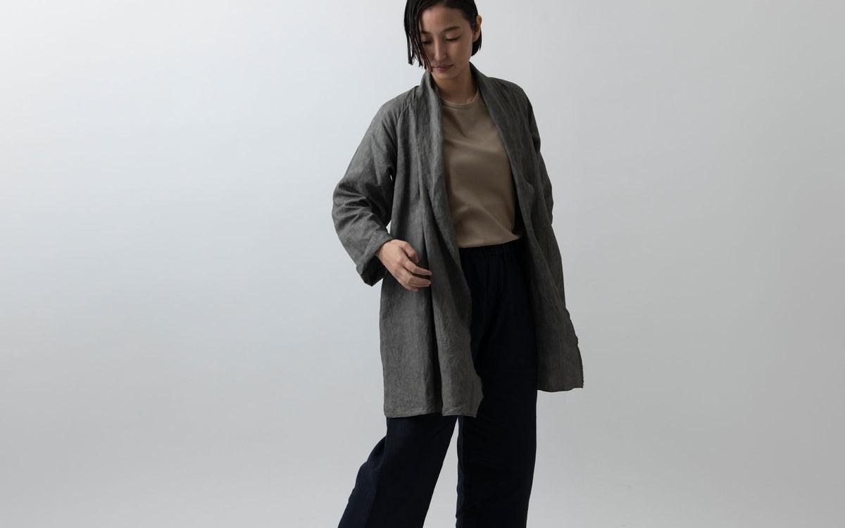 MITTAN / 大麻羽織 高密度 藍（濃） JK-91DC / unisex