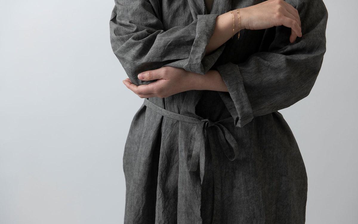 MITTAN / 大麻羽織 高密度 松煙 JK-91B / unisex