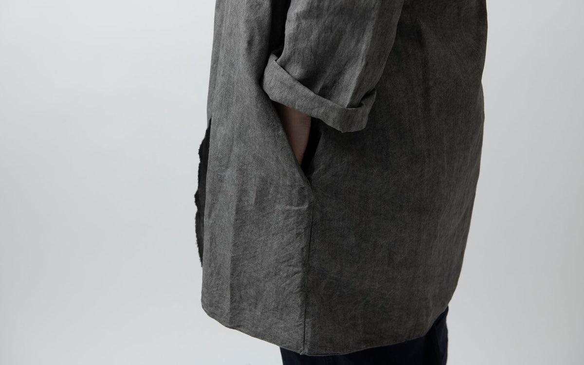 MITTAN / 大麻羽織 高密度 松煙 JK-91B / unisex