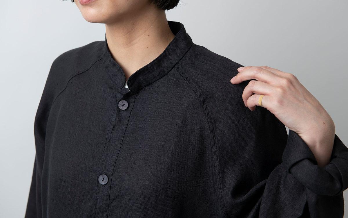 MITTAN / さざ波大麻ジャケット 濃紺 JK-44 / unisex