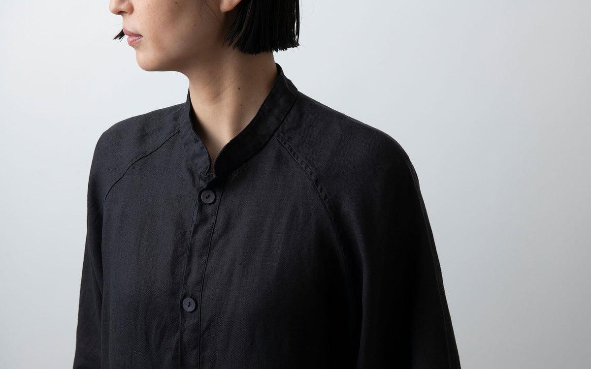 MITTAN / さざ波大麻ジャケット 墨黒 JK-44 / unisex