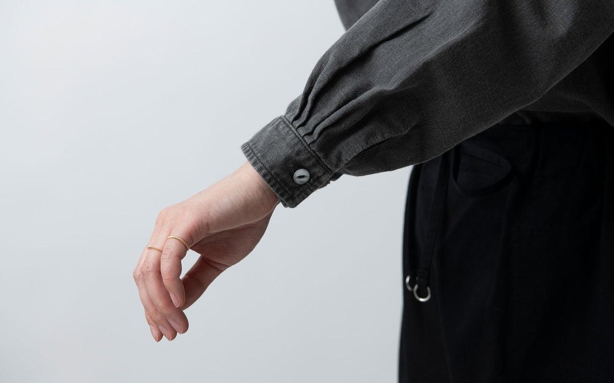 MITTAN / 竹シャツ 墨黒 SH-99 / unisex