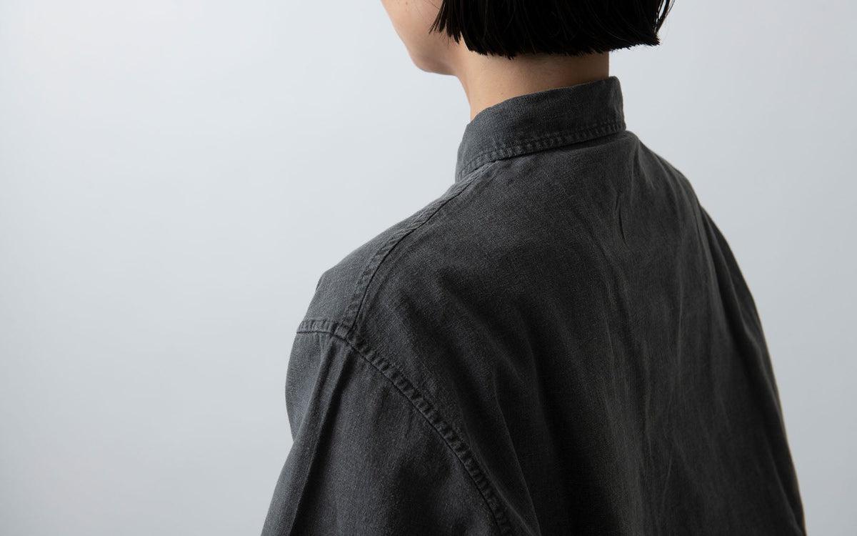 MITTAN / 竹シャツ 黒 SH-99 / unisex