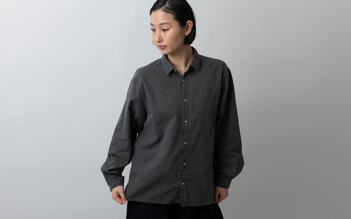 MITTAN / 竹シャツ 黒 SH-99 / unisex