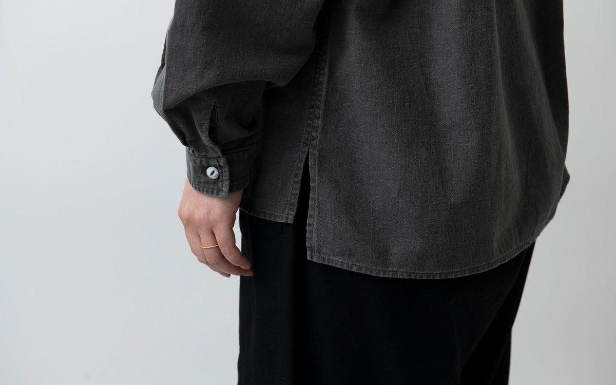 MITTAN / 竹シャツ 墨黒 SH-99 / unisex