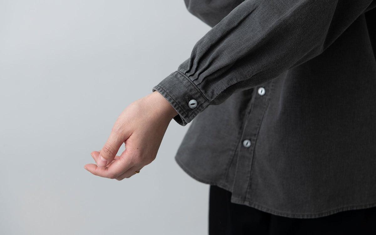 MITTAN / 竹シャツ 墨黒 SH-99 / unisex