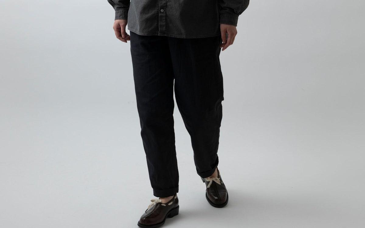 MITTAN / 竹ロングパンツ 墨黒 PT-78 / unisex