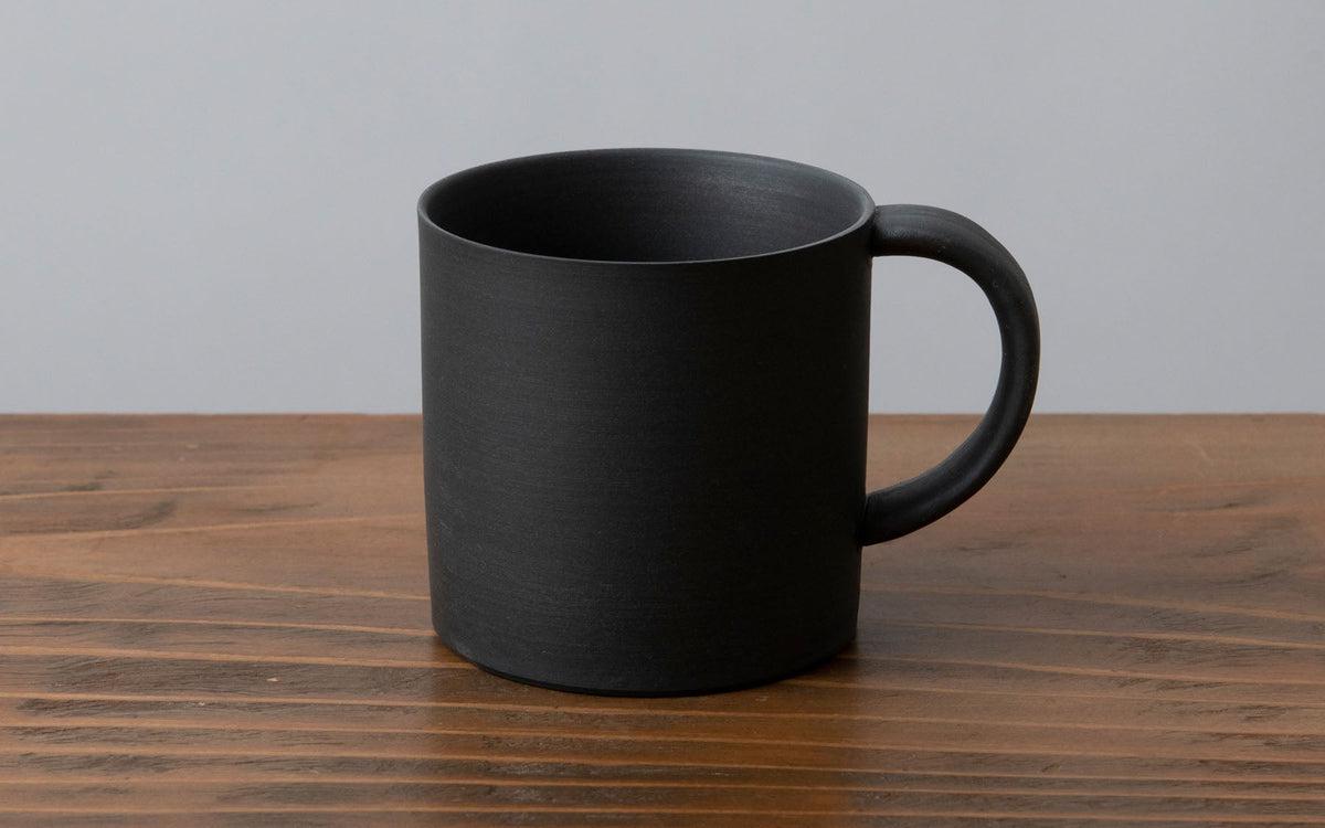マグカップ 黒練 焼締め