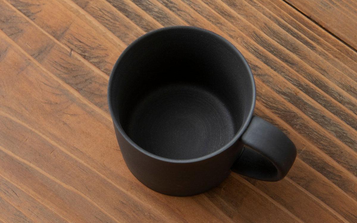 マグカップ 黒練 焼締め