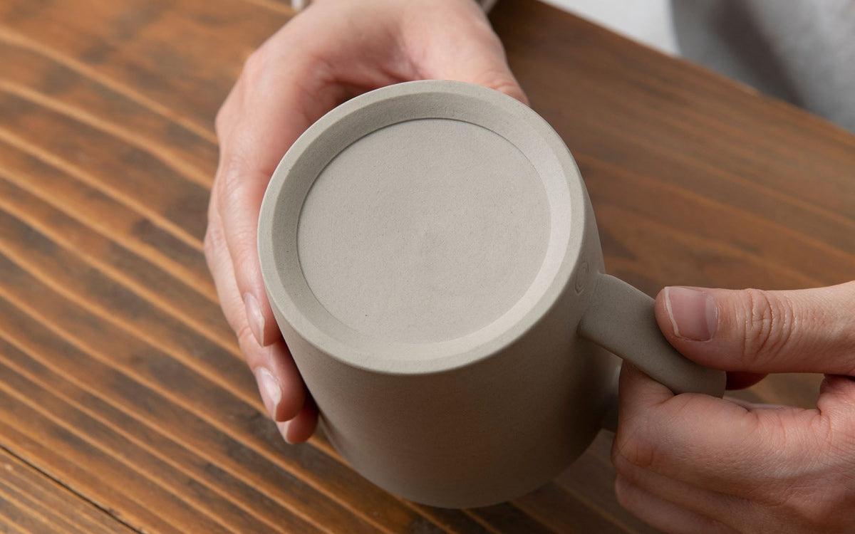 マグカップ 白練 焼締め