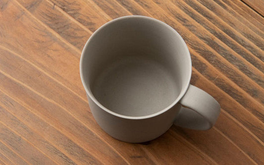 マグカップ 白練 焼締め