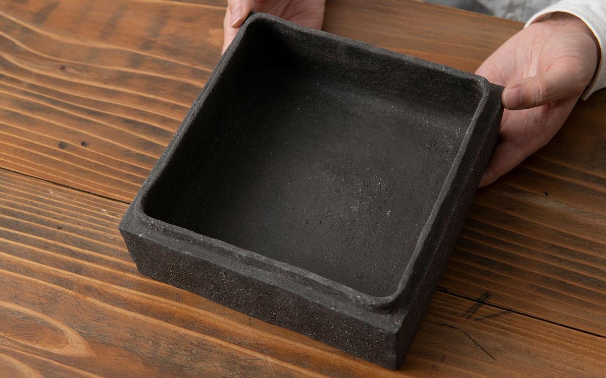 焼締め 陶の箱 お重