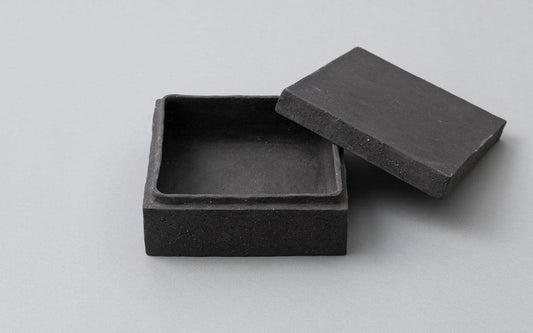 焼締め 陶の箱 お重