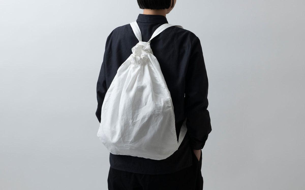 MITTAN / 大麻リュック高密度 ベンガラ白 BA-32B