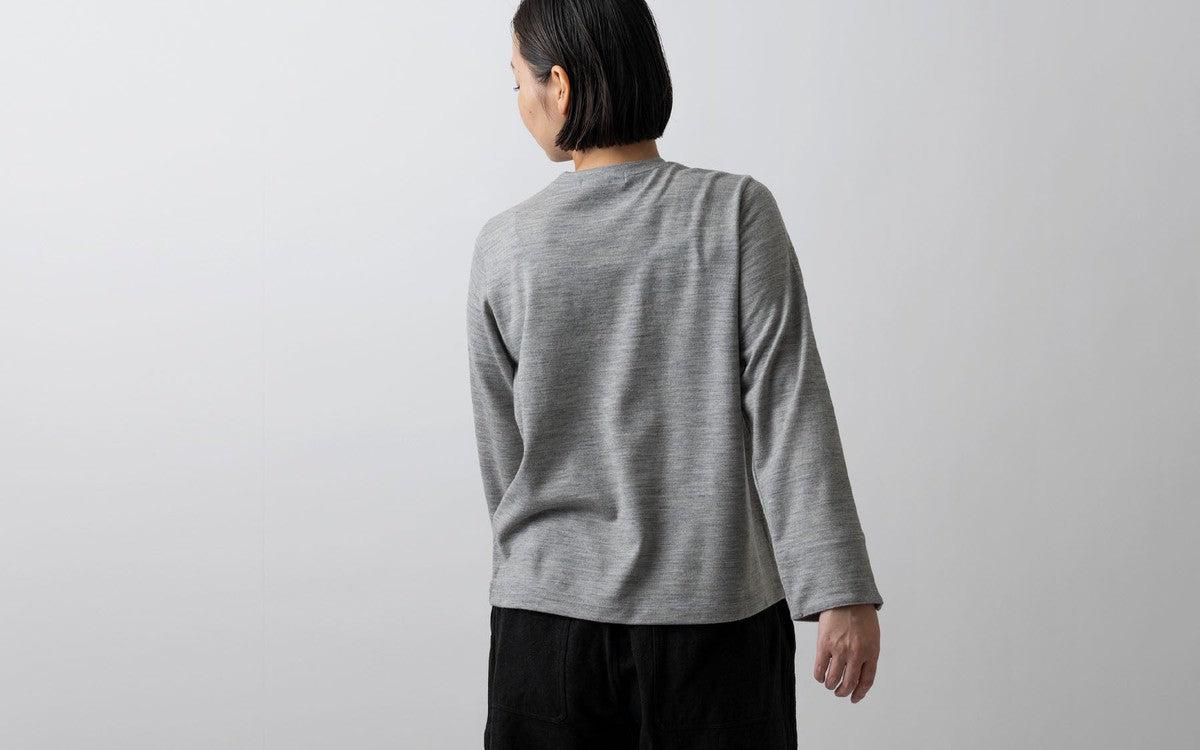 HANDROOM WOMEN'S ウールジャージー クルーネックカットソー chacoal｜ladies｜2size