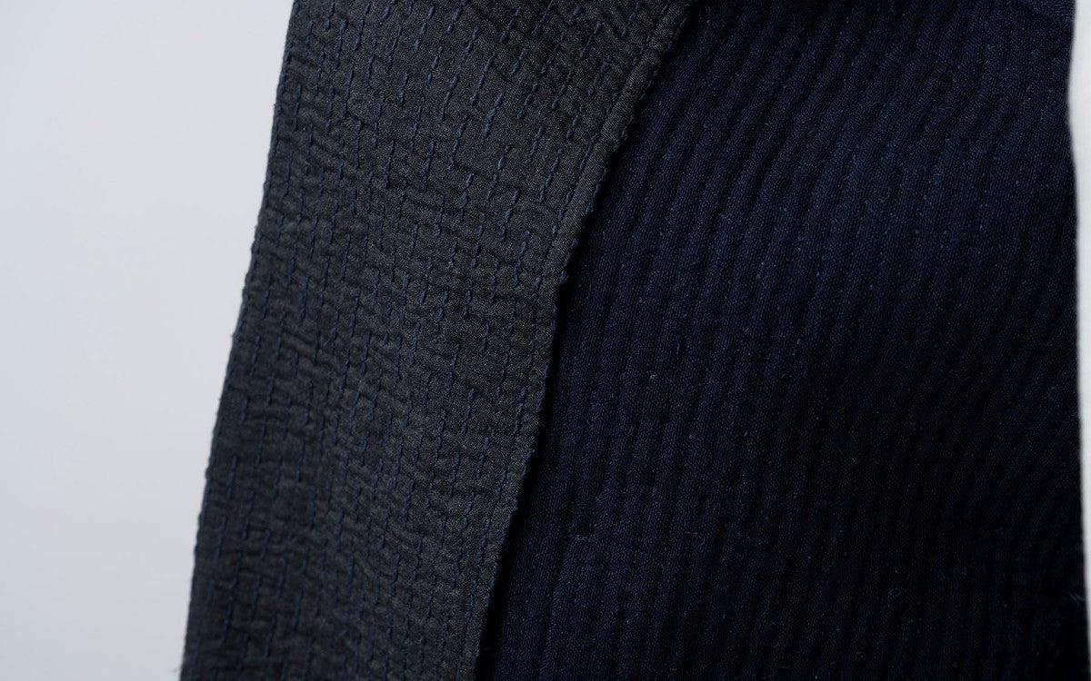 MITTAN / 中わた刺し子織ジャケット 灰 JK-64 / unisex