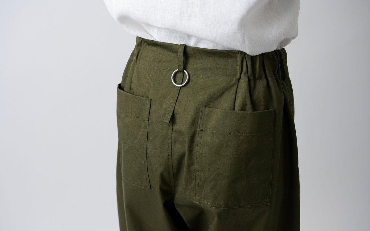 木間服装製作 pants cotton beige｜unisex freesize