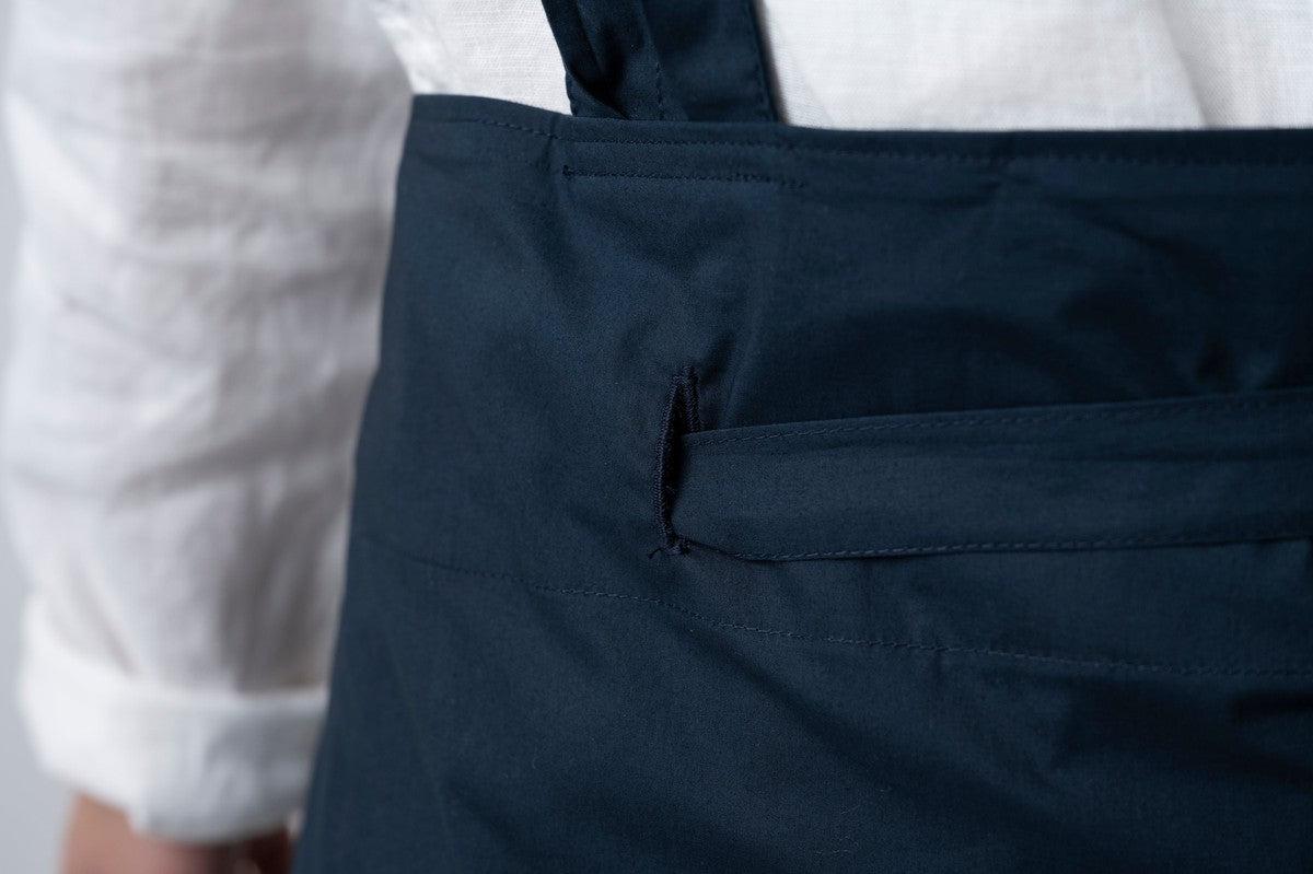 きるもの｜袈裟エプロン｜タイプライターストレッチ｜うす茶｜unisex freesize