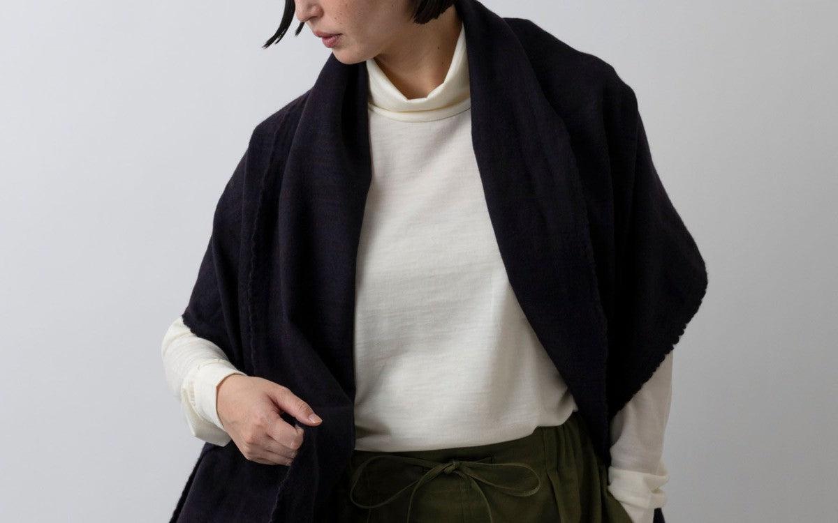 MITTAN / 毛布2 小 黒 SC-19 / unisex