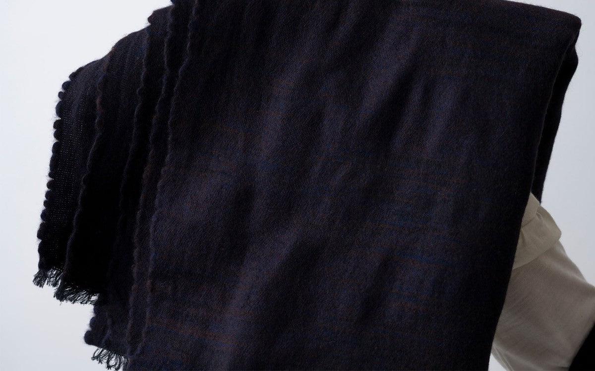 MITTAN / 毛布2 小 紺茶 SC-19 / unisex
